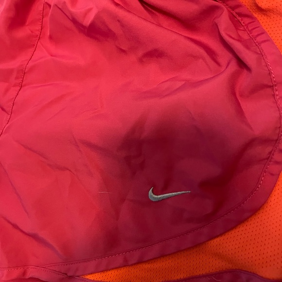 Nike hot pink and neon orange shorts - Picture 3 of 6